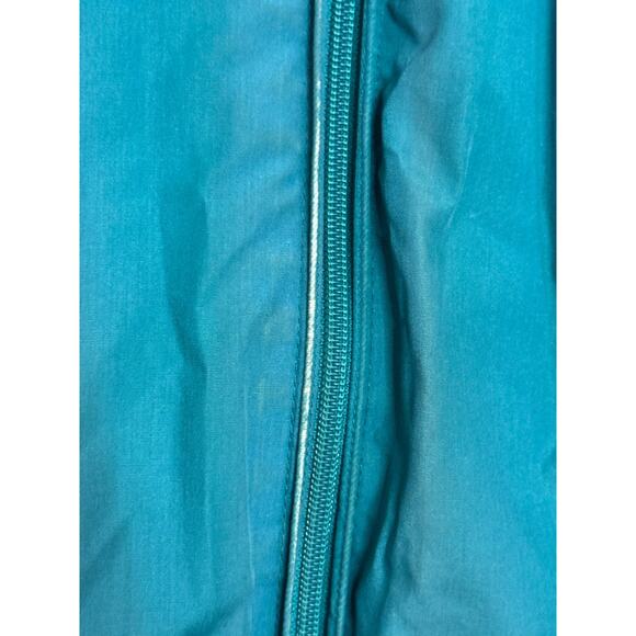 Vintage Members Only Jacket Men's Medium Teal Green Heavily Used Functional 80s - Picture 4 of 11